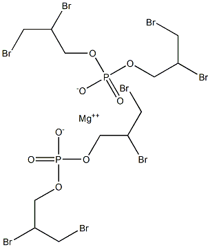 MAGNESIUMBIS(2,3-DIBROMOPROPYL)PHOSPHATE Structure