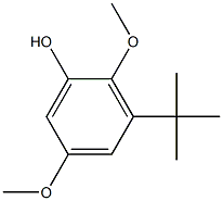 2,5-DIMETHOXY-3-TERT-BUTYLPHENOL Structure