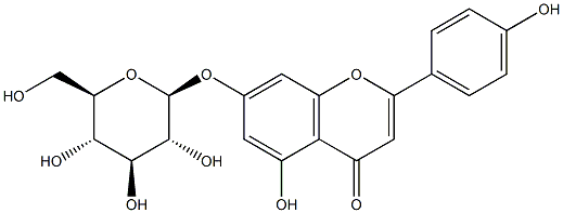 APIGENIN-7-O-BETA-D-GLUCOPYRANOSIDE Structure