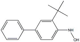 3-TERT-BUTYL-4-HYDROXYLAMINOBIPHENYL Structure