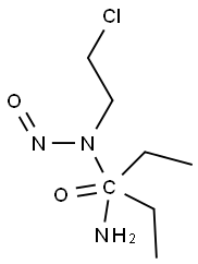 UREA,1-(2-CHLOROETHYL)-2,2-DIETHYL-1-NITROSO- Struktur