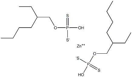 ZINC2-ETHYLHEXYLPHOSPHORODITHIOATE Structure