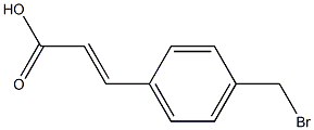 3-(PARA-(BROMOMETHYL)PHENYL)ACRYLICACID Struktur