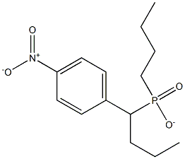 PARA-NITROPHENYLDI-N-BUTYLPHOSPHINATE Struktur