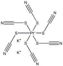 POTASSIUMHEXAKIS(THIOCYANATO)PLATINATE(IV) Structure