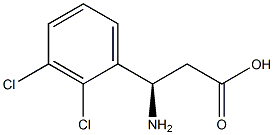 (R)-3-Amino-3-(2,3-dichloro-phenyl)-propanoic acid Struktur