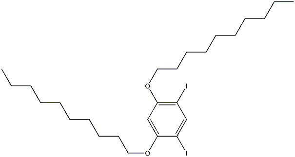 1,5-DIIODO-2,4-(DIDECYLOXY)BENZENE Struktur
