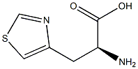 (S)-2-amino-3-(thiazol-4-yl)propanoic acid Struktur