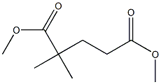 dimethyl 2,2-dimethylpentanedioate Structure