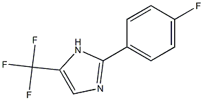 2-(4-Fluorophenyl)-5-trifluoromethyl-1H-imidazole Struktur