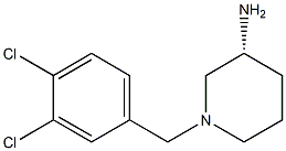 (3R)-1-(3,4-dichlorobenzyl)piperidin-3-amine Structure