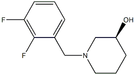 (3S)-1-(2,3-difluorobenzyl)piperidin-3-ol|
