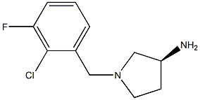 (3S)-1-(2-chloro-3-fluorobenzyl)pyrrolidin-3-amine|