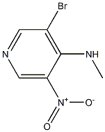 3-bromo-N-methyl-5-nitropyridin-4-amine Structure
