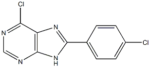 6-chloro-8-(4-chlorophenyl)-9H-purine Structure