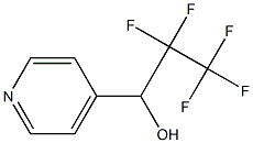 2,2,3,3,3-PENTAFLUORO-1-(4-PYRIDYL)PROPAN-1-OL Struktur