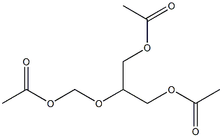2-(乙酰氧甲氧)-1,3-丙二醇二乙酸酯 结构式