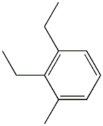 1-methyl-2,3-diethylbenzene Struktur