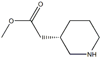 (S)-METHYL-2-(PIPERIDIN-3-YL)ACETATE Struktur