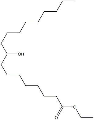 vinyl 9-hydroxystearate Struktur