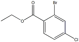 2-BROMO-4-CHLOROBENZOIC ACID ETHYL ESTER Structure