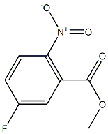 3-FLUORO-6-NITROBENZOIC ACID METHYL ESTER Structure