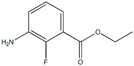 3-AMINO-2-FLUOROBENZOIC ACID ETHYL ESTER Structure
