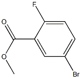 5-BROMO-2-FLUOROBENZOIC ACID METHYL ESTER Structure
