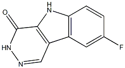8-FLUORO-3,5-DIHYDRO-4H-PYRIDAZINO[4,5-B]INDOL-4-ONE Structure