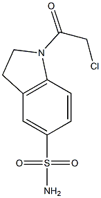 1-(CHLOROACETYL)INDOLINE-5-SULFONAMIDE Structure
