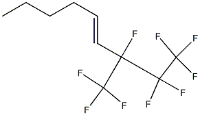 1,1,1,2,2,3-HEXAFLUORO-3-TRIFLUOROMETHYLNON-4-ENE 97%,,结构式