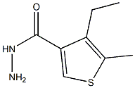 4-ETHYL-5-METHYLTHIOPHENE-3-CARBOHYDRAZIDE Struktur