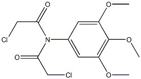 2-CHLORO-N-(CHLOROACETYL)-N-(3,4,5-TRIMETHOXYPHENYL)ACETAMIDE Structure