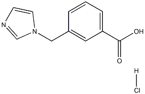3-IMIDAZOL-1-YLMETHYL-BENZOIC ACID HYDROCHLORIDE Struktur