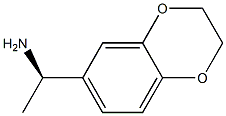 (1R)-1-(2,3-DIHYDRO-1,4-BENZODIOXIN-6-YL)ETHANAMINE 结构式