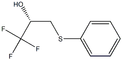 (S)-1,1,1-Trifluoro-3-phenylsulfanyl-propan-2-ol Struktur
