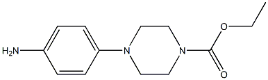 (1-CARBETHOXY )-4-(4-AMINOPHENYL) PIPERAZINE 结构式