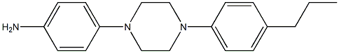 1-(4-PROPYL PHENYL)-4-(4-AMINOPHENYL )PIPERAZINE Structure