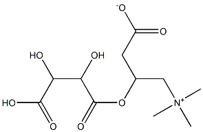 L-Carnitine DL-Tartrate Structure