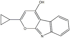 4-(HYDROXY)-(2,3-CYCLOPROPYLOXO)CARBAZOLE Structure