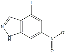 4-IODO-6-NITROINDAZOLE 结构式