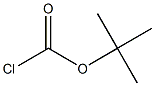 t-butyl chloroformate 化学構造式