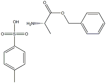 L-alanine benzylester 4-methylbenzenesulphonate Struktur