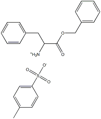[1-benzyl-2-(benzyloxy)-2-oxoethyl]ammonium 4-methyl-1-benzenesulfonate,,结构式