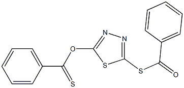 5-(benzoylthio)-1,3,4-thiadiazol-2-yl benzene-1-carbothioate Structure