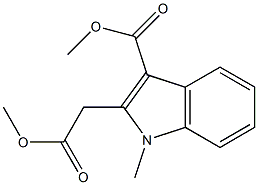 Methyl 3-methoxycarbonyl-1-methylindol-2-ylacetate