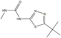 N-[5-(tert-butyl)-1,3,4-thiadiazol-2-yl]-N'-methylurea Structure