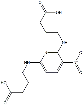 4-({6-[(4-hydroxy-4-oxobutyl)amino]-3-nitro-2-pyridinyl}amino)butanoic acid