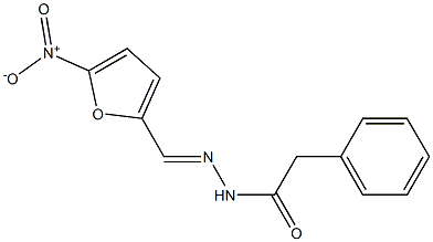 N'-[(E)-(5-nitro-2-furyl)methylidene]-2-phenylacetohydrazide Structure