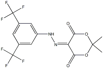 5-{2-[3,5-di(trifluoromethyl)phenyl]hydrazono}-2,2-dimethyl-1,3-dioxane-4,6-dione
